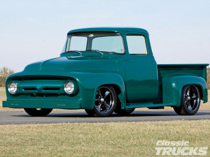 Картинка 1956 ford f100 автомобили custom pick up