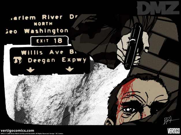 Обои картинки фото dmz, рисованные, комиксы