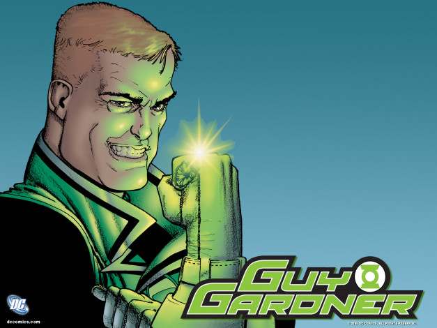 Обои картинки фото guy, gardner, рисованные, комиксы
