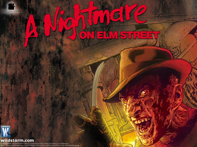 Обои картинки фото nightmare, on, elm, street, рисованные, комиксы