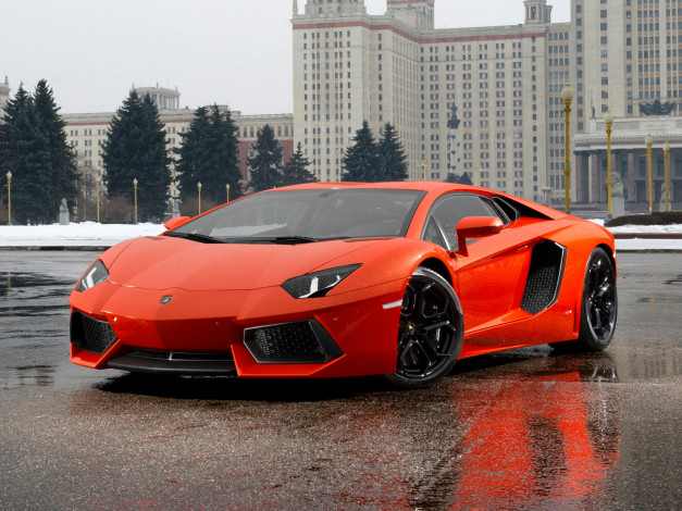 Обои картинки фото автомобили, lamborghini, aventador