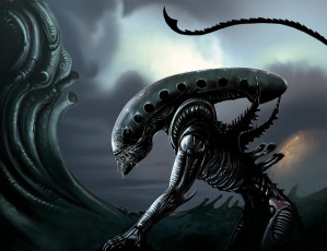 Картинка фэнтези существа alien чужой