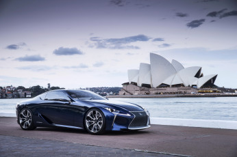 Картинка 2012 lexus lf lc blue автомобили