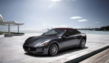 Картинка 2009 maserati grancabrio автомобили gran cabrio