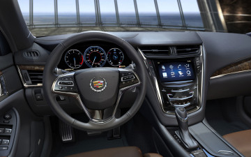 Картинка автомобили спидометры торпедо cadillac cts sedan