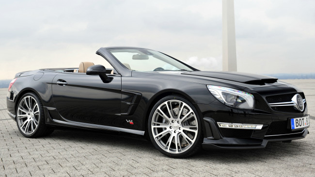 Обои картинки фото mercedes, sl, автомобили, brabus, daimler, ag, германия