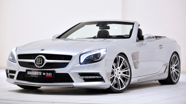 Обои картинки фото mercedes, sl, автомобили, brabus, daimler, ag, германия