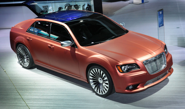 Обои картинки фото 2013, chrysler, 300s, turbine, bronze, автомобили
