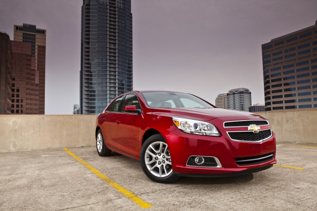 Обои картинки фото 2013, chevrolet, malibu, eco, автомобили