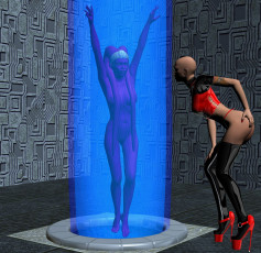 Картинка 3д+графика fantasy+ фантазия девушка существо