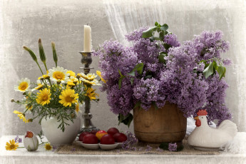 Картинка праздничные пасха цветы яйца