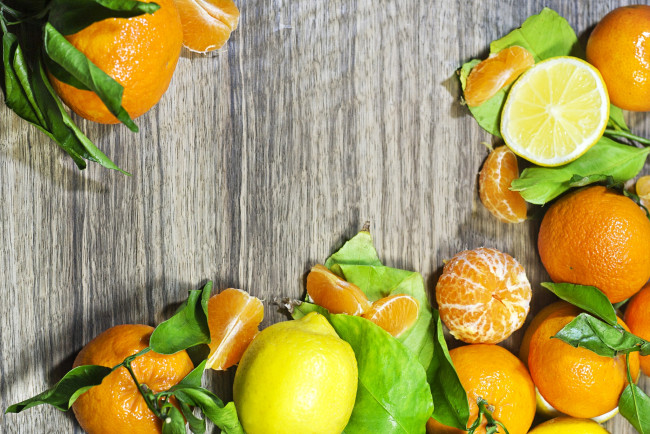 Обои картинки фото еда, цитрусы, мандарины, лимоны