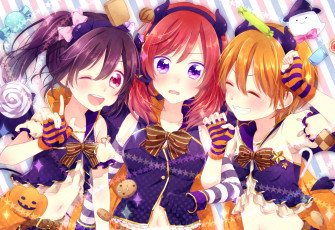 Картинка аниме love+live +school+idol+project love live school idol project hoshizora rin hinano девушки группа yazawa nico nishikino maki