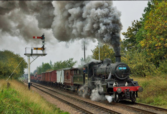 Картинка техника паровозы железная паровоз рельсы дорога