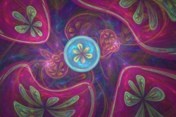 Картинка 3д+графика абстракция+ abstract абстракция круги шар облако дымка фон