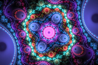 Картинка 3д+графика фракталы+ fractal абстракция