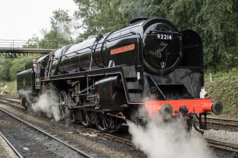 Картинка техника паровозы железная дорога рельсы паровоз