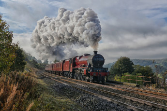 Картинка техника паровозы железная дорога рельсы паровоз