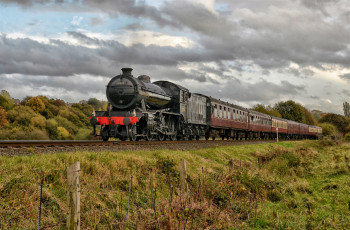 Картинка техника паровозы железная дорога рельсы паровоз