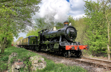 Картинка техника паровозы железная дорога рельсы паровоз