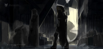 Картинка аниме pixiv+fantasia девушка mivit арт pixiv fantasia силуэт