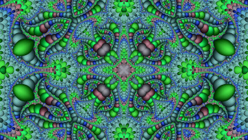 Картинка 3д+графика фракталы+ fractal фон узор цвета