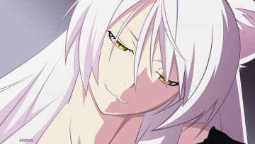 Картинка аниме bakemonogatari hanekawa tsubasa morrow ушки кошка девушка