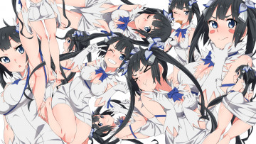 Картинка аниме danmachi dungeon ni deai wo motomeru no wa machigatteiru darou ka hestia kobaru katsugeki palette