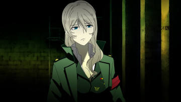 Картинка k+project аниме взгляд девушка фон