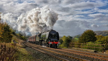 Картинка техника паровозы железная дорога рельсы паровоз