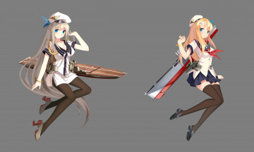 Картинка аниме zhan+jian+shao+nyu девушки серый фон suisai saratoga lexington zhan jian shao nyu