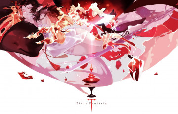 Картинка аниме pixiv+fantasia девушка лезвие pixiv fantasia joseph lee арт цепь