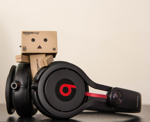 Обои картинки фото разное, данбо , danboard, наушники, человечек