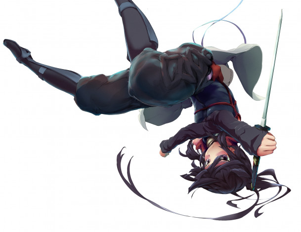 Обои картинки фото аниме, log horizon, воин, девушка, клинок, оружие, доспех, pekoneko, akatsuki