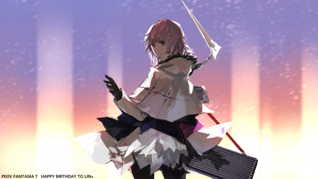 Обои картинки фото аниме, pixiv fantasia, pixiv, fantasia, девушка, арт, взгляд, berlinetta, swd3e2