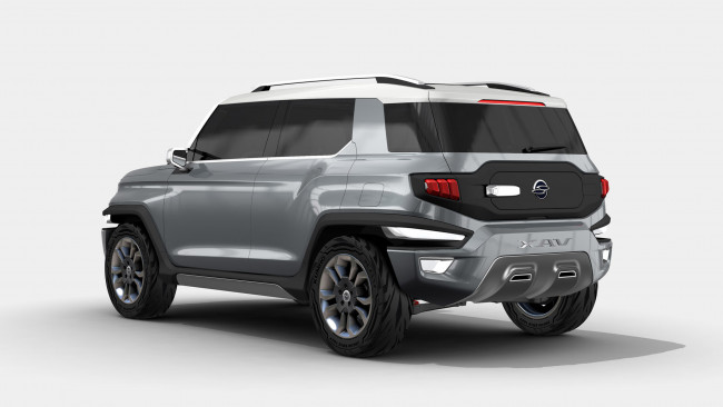 Обои картинки фото автомобили, ssang yong, 2015г, concept, xav, ssangyong