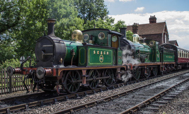 Обои картинки фото техника, паровозы, железная, дорога, рельсы, паровоз