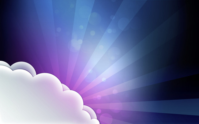 Обои картинки фото векторная графика, природа , nature, блики, лучи, тучи, облака, небо