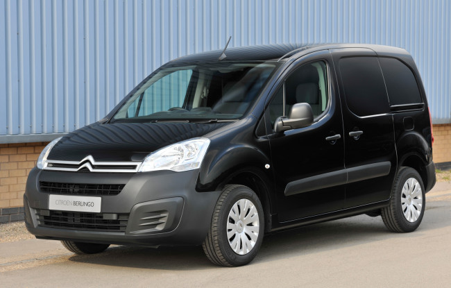 Обои картинки фото автомобили, citroen, citroеn, berlingo, van, uk-spec, 2015г, темный