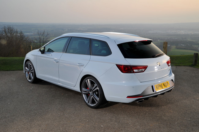 Обои картинки фото автомобили, seat, leоn, st, cupra, 280, uk-spec, 2015г