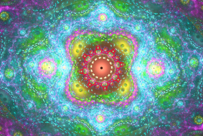 Обои картинки фото 3д графика, фракталы , fractal, абстракция, круг, колесо, звёздочка, свечение, фигуры, орнамент, узоры