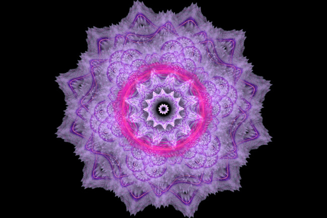 Обои картинки фото 3д графика, фракталы , fractal, круг, цветок, снежинка, фон
