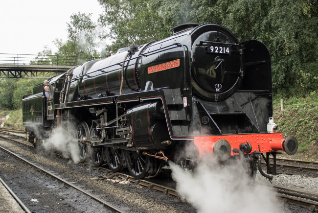 Обои картинки фото техника, паровозы, железная, дорога, рельсы, паровоз