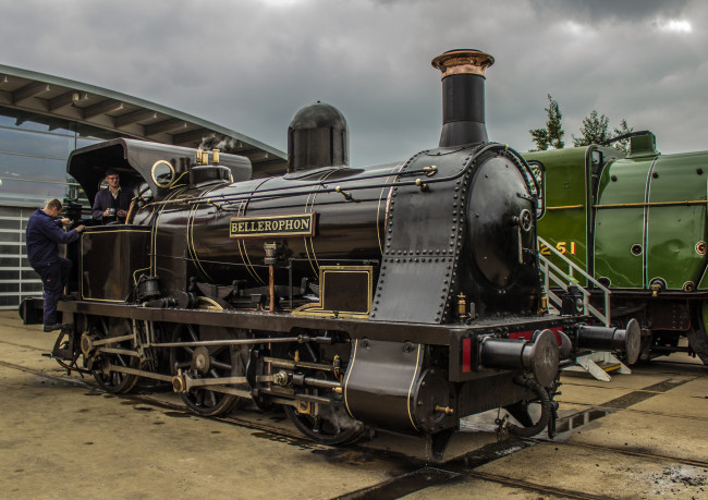 Обои картинки фото техника, паровозы, железная, дорога, рельсы, паровоз