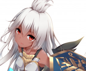 Картинка granblue+fantasy аниме unknown +другое взгляд девушка фон