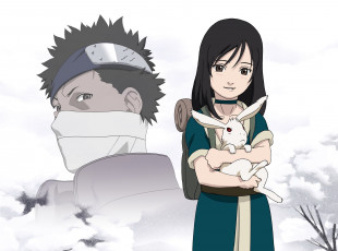 Картинка аниме naruto хаку забуза