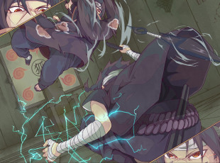 Картинка аниме naruto саске итачи