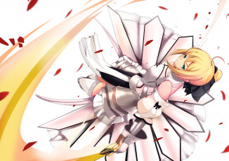 Картинка аниме fate stay+night сейбер