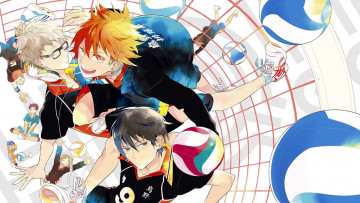 Картинка аниме haikyuu волейбол