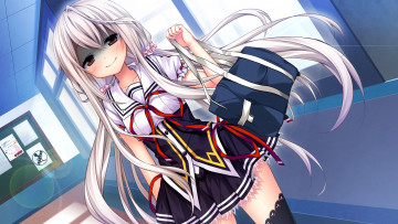 Картинка аниме unknown +другое девушка фон взгляд